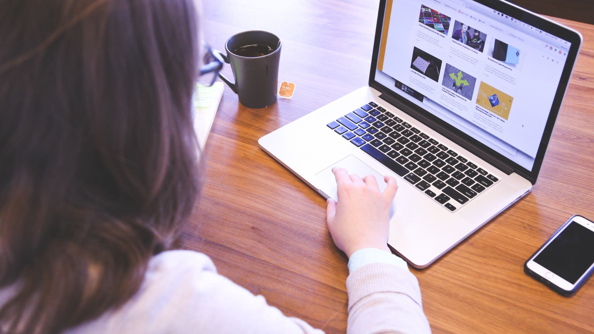 Working on a laptop to create a digital strategy